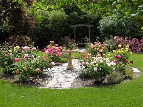 Outdoor Lighting & Exterior Light Fixtures: Front Yard Rose Garden Design