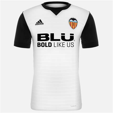 Valencia CF 17-18 Home Kit Released - Footy Headlines