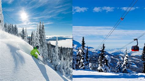 skiing at whistler blackcomb ski resort - Luxury Mountain Vacations Rentals