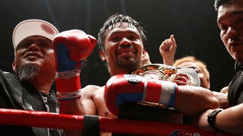 Pacquiao Wins 60th Career Bout With 7th-Round Knockout