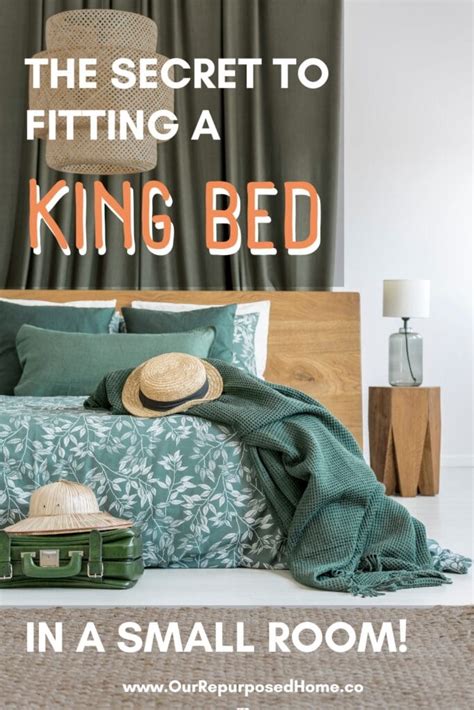 HOW TO MAKE A KING-SIZE BED WORK IN A SMALL ROOM