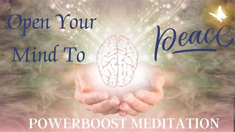 Open Your Mind To Peace with Judi: Powerboost Meditation - YouTube