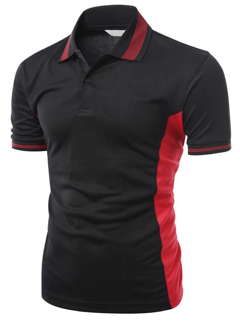 FashionOutfit - FashionOutfit Men's Coolmax Fabric Sporty Feel Polo T-Shirt With Collar Design ...