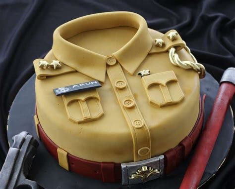 POLICE THEMED FONDANT CAKE - Homebakers.co.in