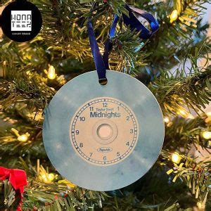 Taylor Swift Midnights Album 2023 Christmas Tree Decorations Ornament - Honateez