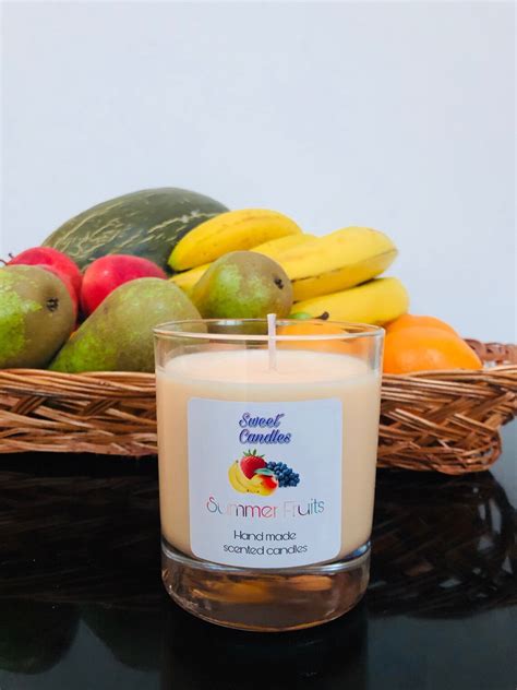 Summer Fruits Scented Candle 200g - Etsy