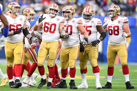 PFF ranks the 49ers offensive line as the 14th-best unit heading into ...