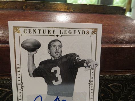 National Treasures Century Legends Autograph Daryle Lamonica 25/49 2012 | eBay