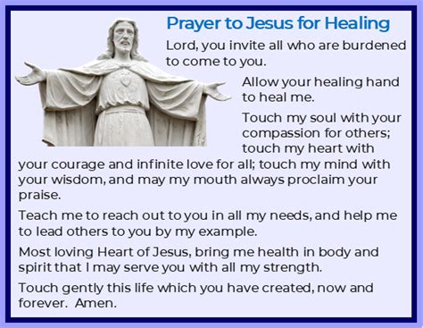 Prayer to Jesus for Healing – St. John Neumann Parish – Bryn Mawr, PA