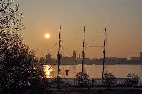 Philadelphia - Tall Ship Gazela at Penns Landing Sunrise Photograph by ...