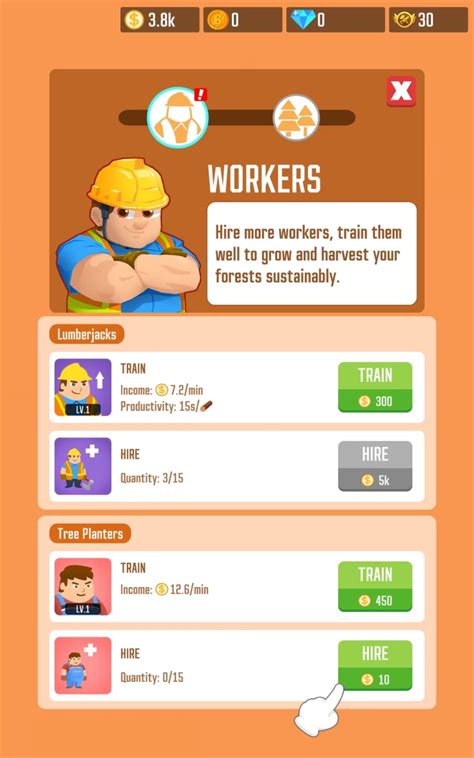 Idle Lumber: Business Empire Cheats and Tips on AppGamer.com