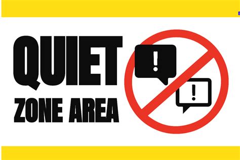 Free Quiet Zone Area Sign Template - Edit Online & Download | Template.net