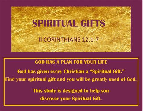 Spiritual Gifts (9 Lessons) - Fundamental Baptist World-Wide Mission