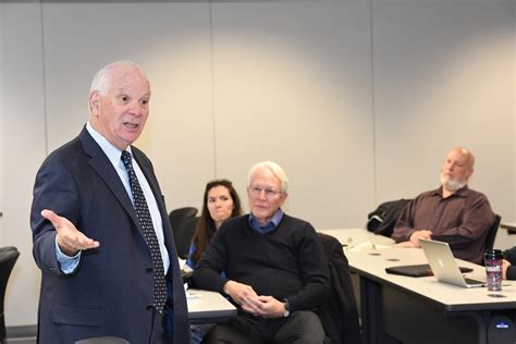 Senator Ben Cardin Visits UMBC to Discuss Global Cybersecurity