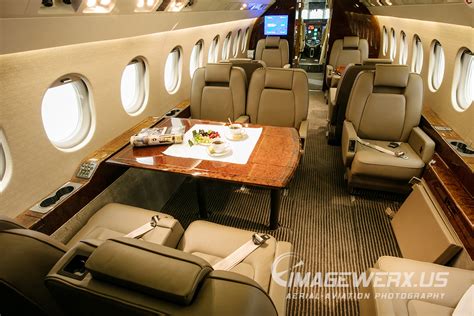 Falcon 2000 Interior - ImageWerx Aerial & Aviation Photography