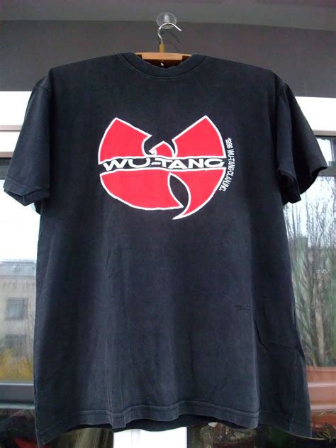 Wu-Tang Clan INC rare vintage t-shirt 90s 1996 wu tang clothing big logo embroidered logo by ...