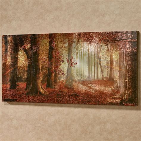 Autumn Brilliance Fall Trees Canvas Wall Art