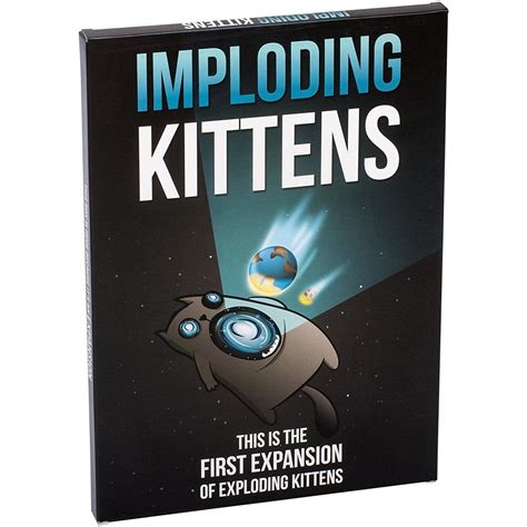 Imploding Kittens: First Expansion of Exploding Kittens | Party and Social Games