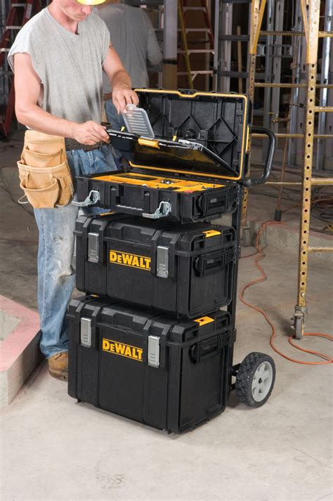 DEWALT Black Tool Box Carrier, Metal / High Impact Plastic - 14C639|DWST08210 - Grainger