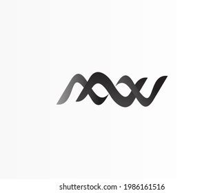 Black Wave Vector Concept Logo Design Stock Vector (Royalty Free) 1986161516 | Shutterstock