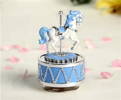 Creative Mini Multicolored Carousel Music Box For Birthday Present - Buy Cheap Music Boxes ...