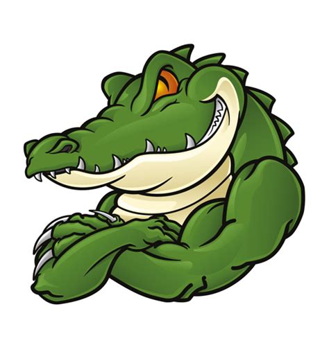 Cute crocodile cartoon styles vectors 04 - Vector Animal free download