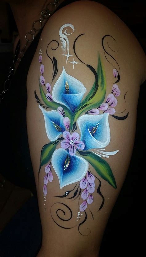 Pin by Amy Sharar on face painting | Calla lily tattoos, Tattoos, Lily tattoo