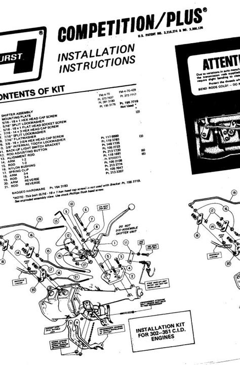 Hurst Comp Plus diagram needed | Vintage Mustang Forums