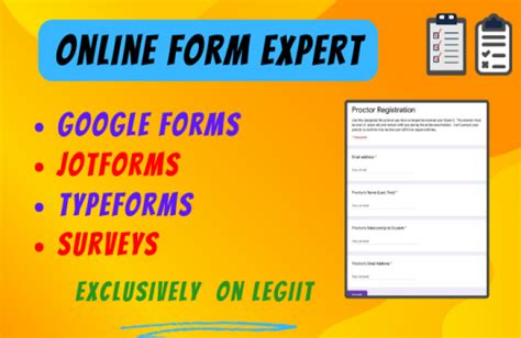 Design Responsive Google Forms Online Forms | Legiit