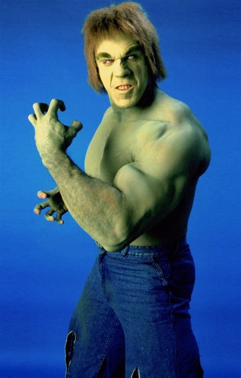 Lou Ferrigno as The Incredible Hulk. | Superhéroes