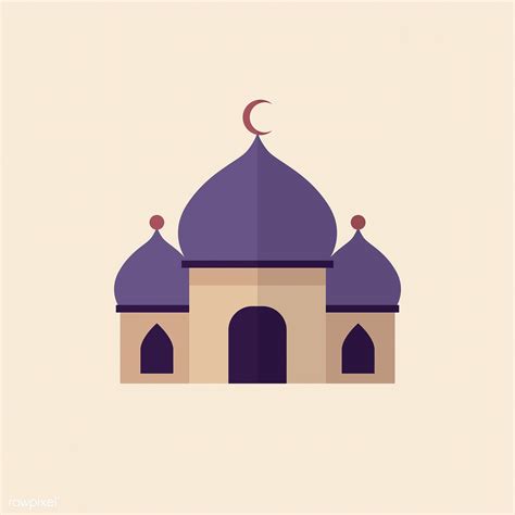 Illustration of a islamic mosque | free image by rawpixel.com / NingZk V. Free Illustration ...