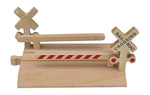 Amazon.com: Wooden Railroad Crossing 6" Long: Toys & Games