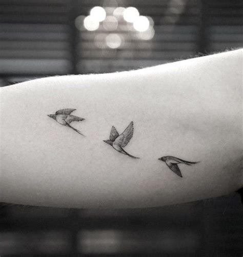 110 Lovely Bird Tattoo Designs | Art and Design | Tiny bird tattoos, Bird tattoos arm, Bird ...