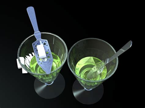 3ds Absinthe Glass Spoon