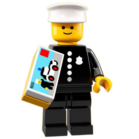 LEGO Minifig Collectible Minifigures Series 18 Police Officer 71021