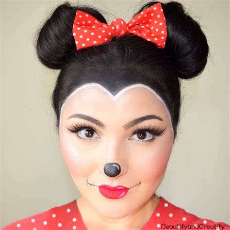 minnie mouse makeup - Google Search | Cute halloween makeup, Minnie ...