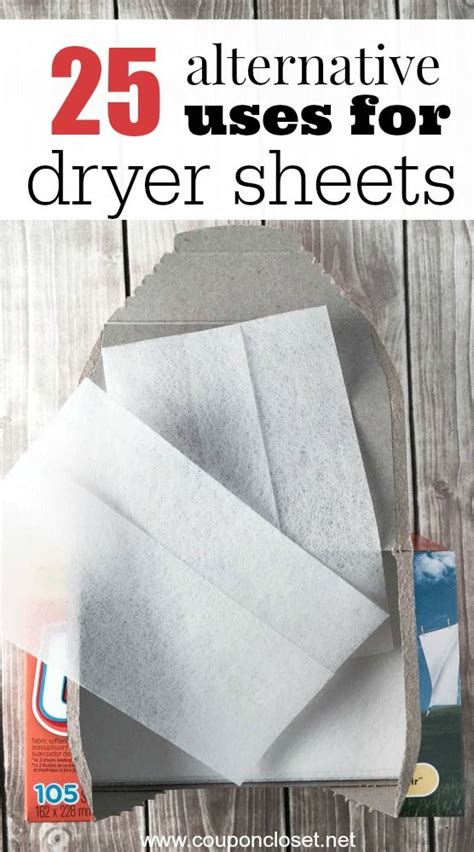 27 Alternative Uses for Dryer Sheets | Uses for dryer sheets, Fabric ...