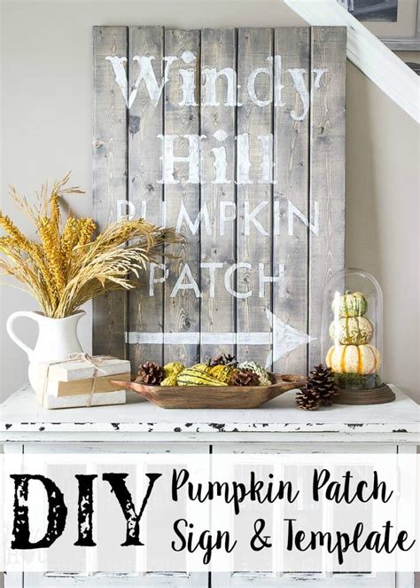 DIY Pumpkin Patch Sign