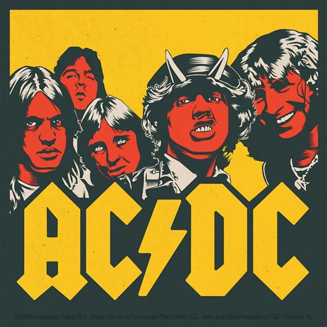 AC/DC Highway To Hell Poster 4"x4" Sticker | Shop the AC/DC Official Store