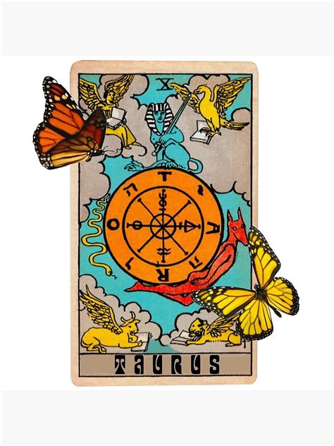 "Taurus Tarot card zodiac sign " Art Print by angelslover | Redbubble