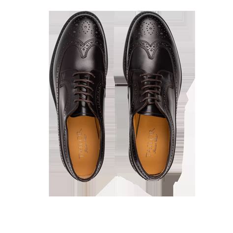 Men's Brogue Leather Shoes Brown