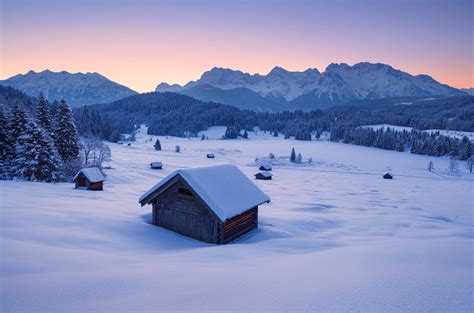 Cottages at German Alps Photo | One Big Photo