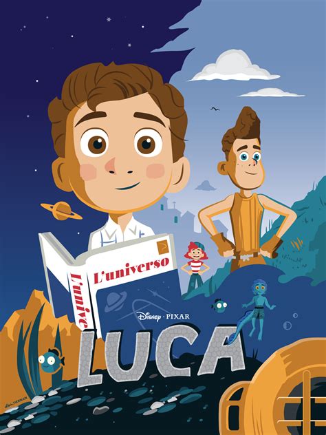 Disney-Pixar's Luca Poster | Poster By Tiernandesign