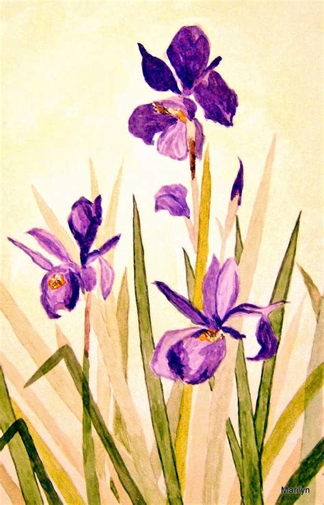 Purple Iris Art | Fine Art America