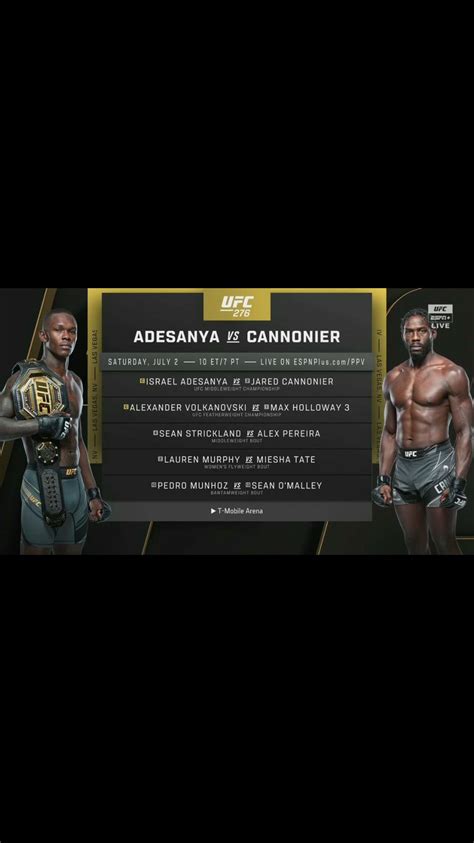 UFC 276 main card : r/MMA