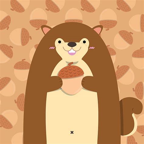 Cartoon Of The Fat Squirrel Illustrations, Royalty-Free Vector Graphics & Clip Art - iStock