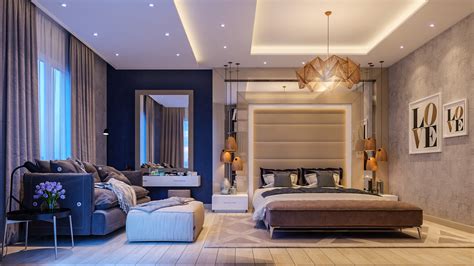 Modern Master Bedroom :: Behance