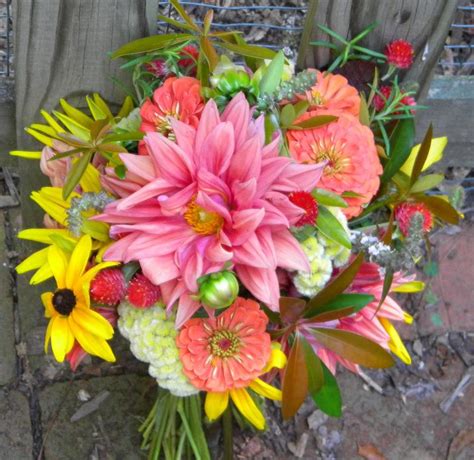 Wedding Flowers from Springwell: Late Summer Bouquet from the Garden