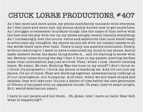 Chuck Lorre Quotes. QuotesGram