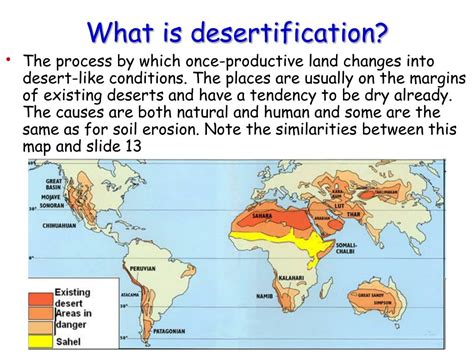 Desertification Map